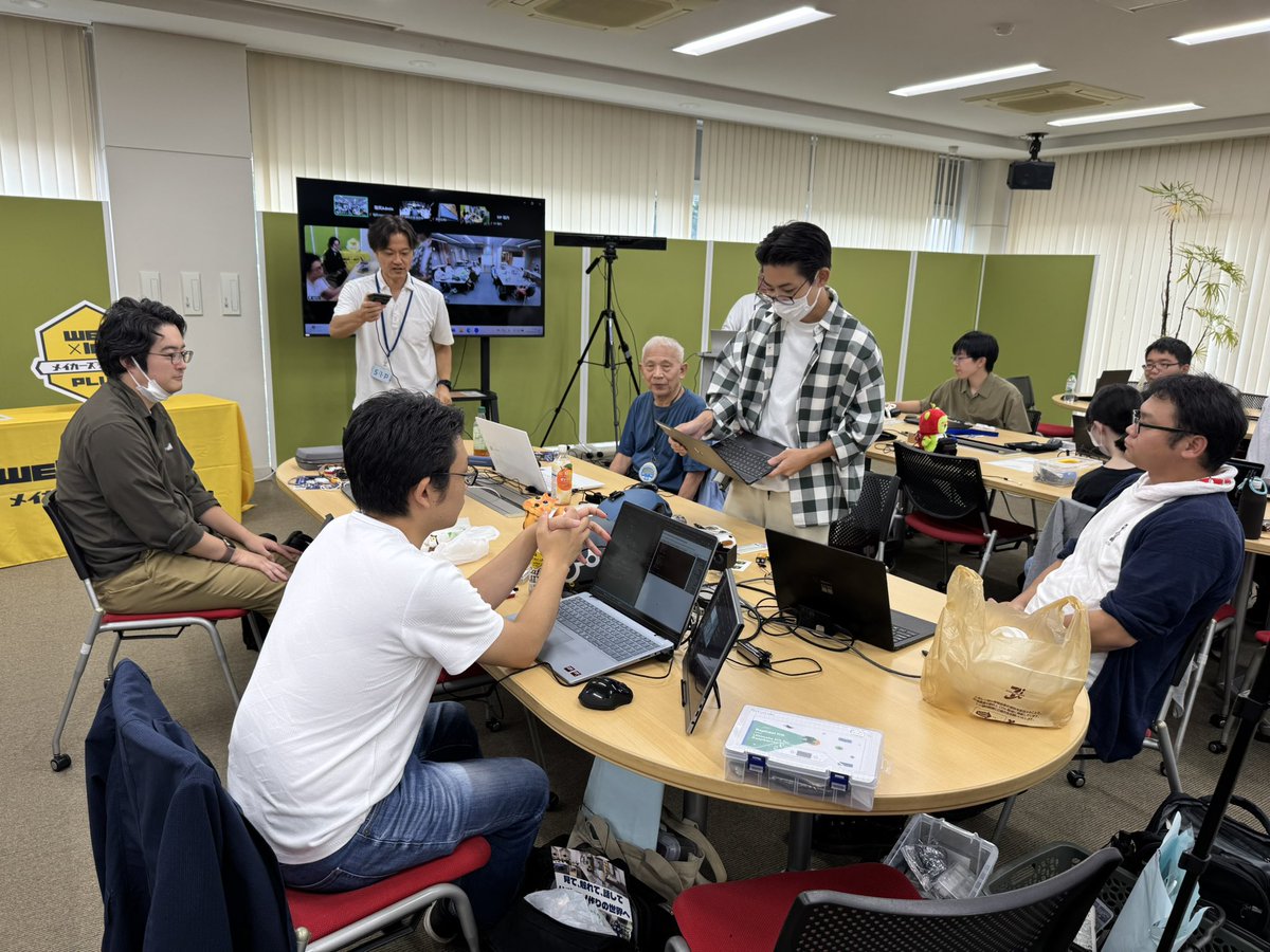 openspc's tweet image. Dチーム

#Webiotmakers
#メイカーズチャレンジ
#CHIRIMEN
#IoTハッカソン