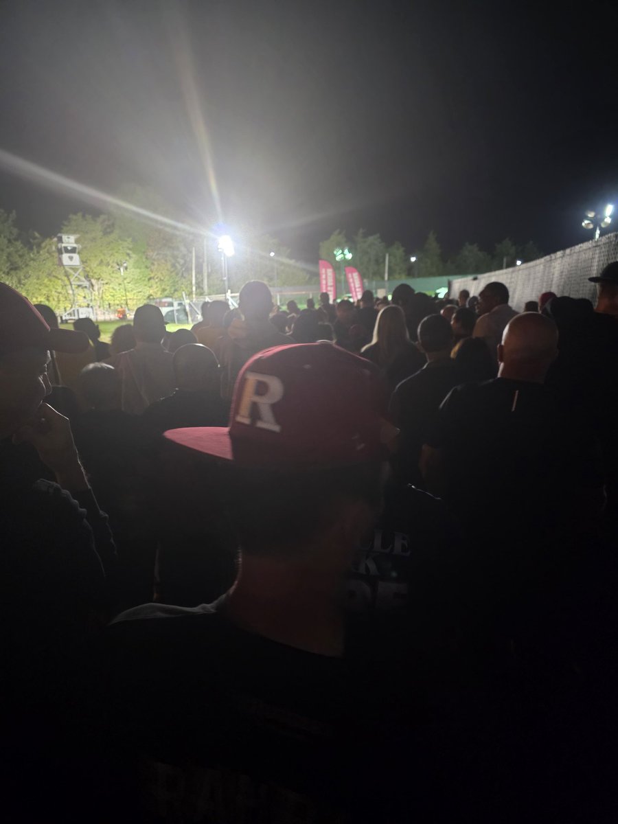 FromMissToProf's tweet photo. @Rutgers shame on you. An hour past the end of the game and no busses in sight. Shame. On. You. https://t.co/EV20aCtPIj