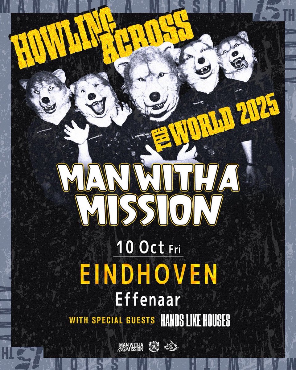 mwamjapan's tweet image. Netherlands！Hoe gaat het?

3 weeks till the show in Eindhoven

See you all in
Effenaar Eindhoven

October 10th 2025

Kom op!!!

avocadobooking.com/avocms/artists…