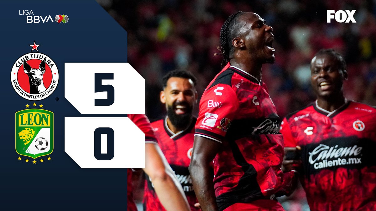 "Wof-Wof"🐾

Ladró el Xolaje del 🇺🇾'Loco' Abreu en un espectáculo de goles de los <a href="/Xolos/">Xolos</a> contra 🦁León.

#LigaMX 🇲🇽