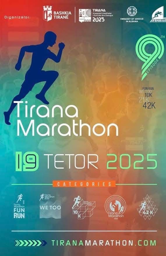 LiriPalestines's tweet photo. Në 19 Tetor 🇦🇱 për Palestinën 🇵🇸
Vrapojmë në Maratonën e Tiranës
1. Për t'u regjistruar në maratonë
▫️Click https://t.co/YBXm2WMW0m
▫️Fizikisht në pikat EasyPay
2. Për të porositur bluzen "Free Palestine"
▫️Whatsapp 069 470 0080
#runforpalestine #tiranamarathon #like #share