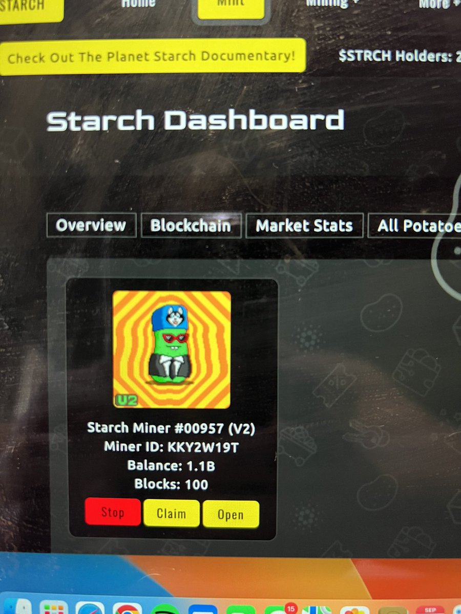 Just got my 100th block bby! <a href="/abstractpotato/">Abstract Potato</a> 🫡