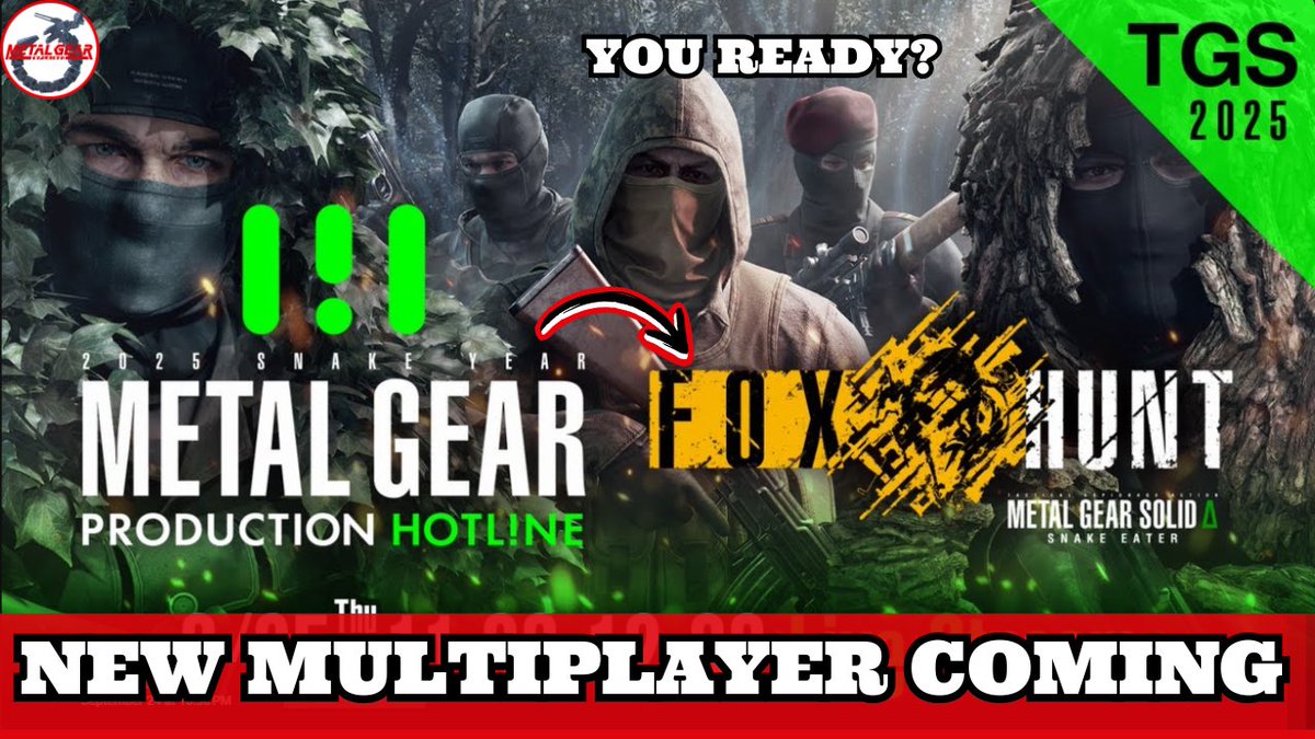 MagGamerInc's tweet image. KONAMI REALLY IS BACK ON TOP. The METAL GEAR SERIES is cooking up things. Made a few videos to check out.

MAJOR NEWS for METAL GEAR SOLID SERIES at TOKYO GAME SHOW
youtu.be/A7rXhu9bzx4

KONAMI WANTS TO KNOW WHAT YOU WANT FROM METAL GEAR SOLID SERIES
youtu.be/Xz3Bs5nRDRw…