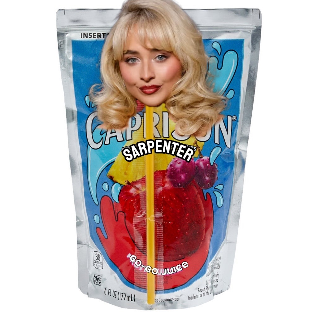 Infinter2000's tweet image. My family was clowning on me for listening to Sabrina carpenter, while doing so my mom forgot her name and called her “caprisun sarpenter”

And now look where we are