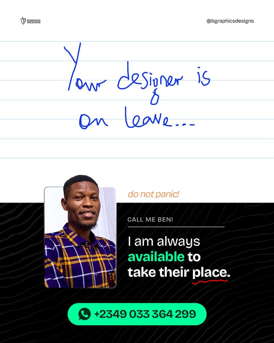 Benyadex1's tweet image. I have been seeing this trend lately so I tried reverse psychology this time.

Do not joke with designers, we don&apos;t play 😂🤝🤝💯