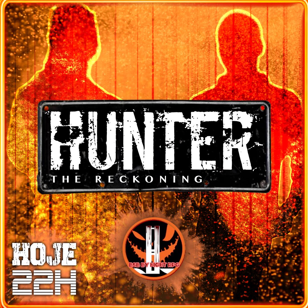 Hunter: The Reckoning ♦️ Campanha ♦️ Hoje às 22h
twitch.tv/flechamagica

Venha conosco com Hunter: The Reckoning, com mestre Cris do BSB by Night narrando para Rê, SirLockee, Vicenzo, Leandro e Paulo. Uma campanha com a nova versão do Hunters, só vem porque a caçada vai começar.