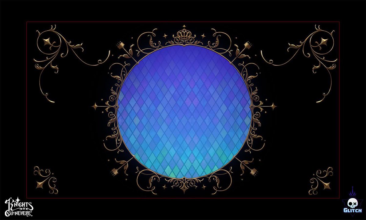 eyecager's tweet photo. Some frames! BG Layout and Paint by me!  

The stained glass design in the middle of the gold circle for the first frame was designed by our awesome senior background artist https://t.co/czfBMUu651!

#KnightsOfGuinevere https://t.co/Z25Fgq5eqm