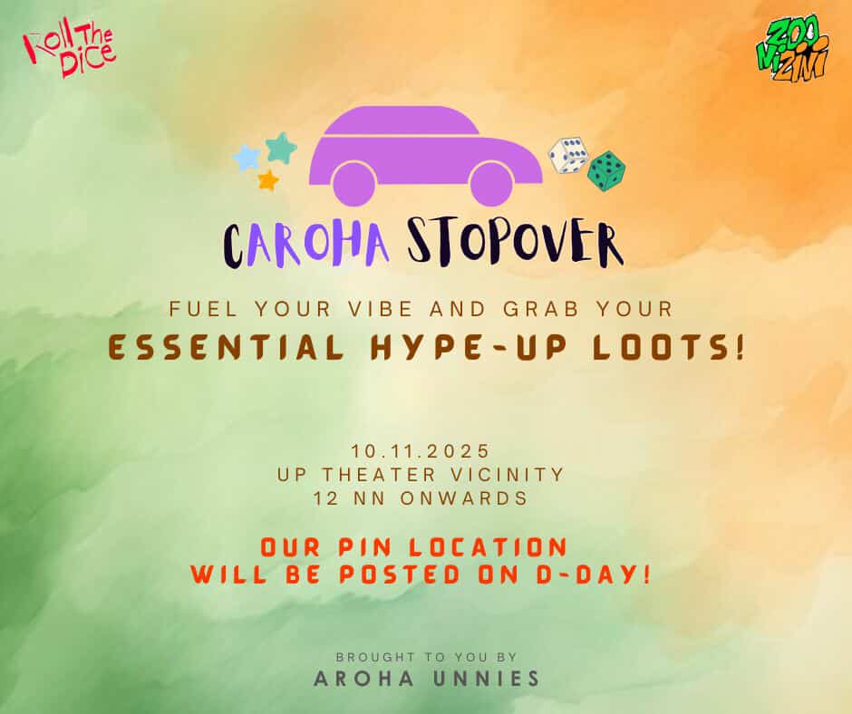 👀✨ FREEBIE PEEK ✨👀

🎉Fan Party Goal: 
Mapansin ni MJ &amp; JINJIN! 
How? By rocking our NEON ORANGE &amp; GREEN fits! 🟠🟢

Don’t miss out! Grab your freebies at the CAROHA Stopover! 💜

- Unnie Pixie ☺️

#ASTRO #AROHA #RollTheDice #MJ #JINJIN #RollTheDiceInManila