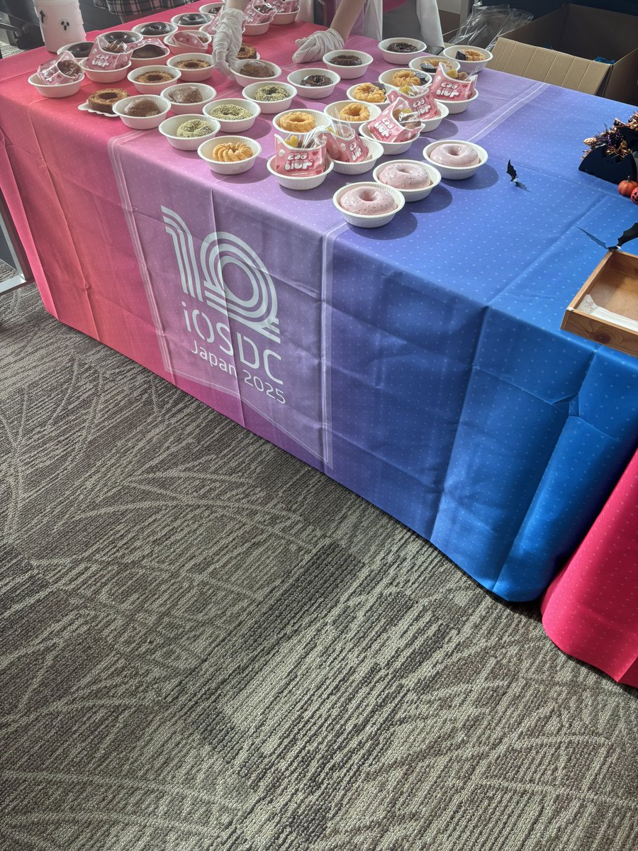 ドーナツありがて〜
#iosdc