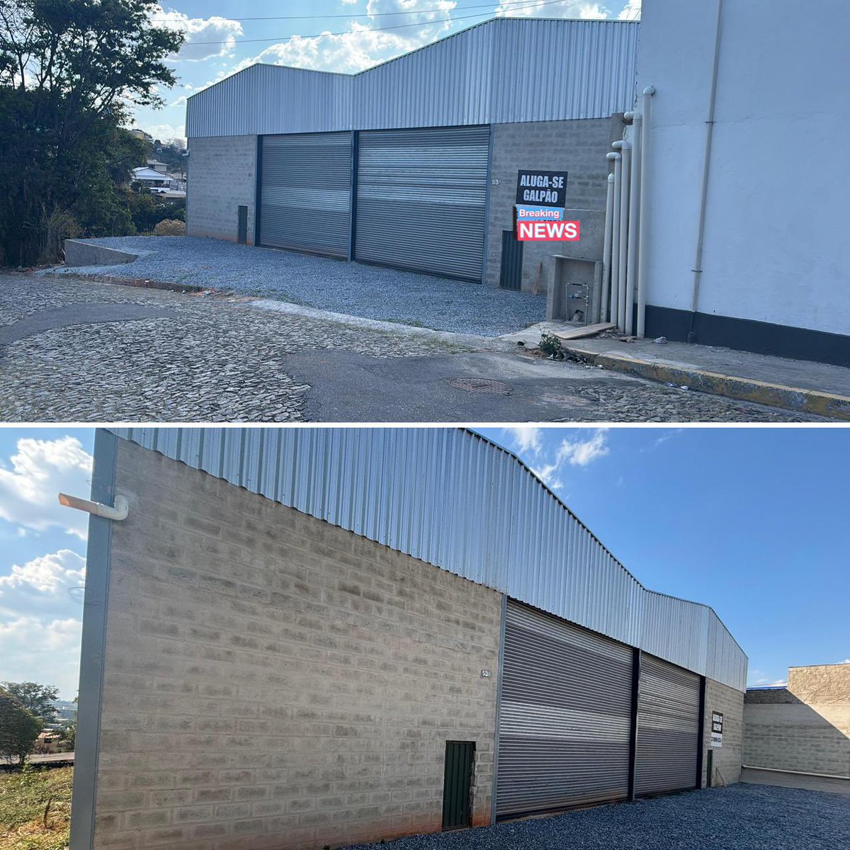 Leonelamaro's tweet photo. Galpão disponível para locação na região central, com excelente acesso e infraestrutura.
➡️ Ao lado da Prefeitura, Delegacia e Caixa Econômica.
➡️ Próximo à Av. Eduardo Brandão.
➡️ Espaço amplo, novo e de fácil acesso a BR040 https://t.co/174YRbL97I