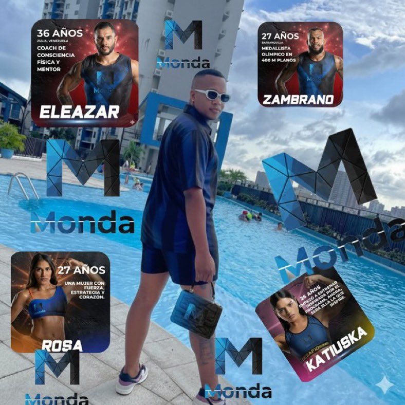 oficialmente somos el team mondá en apoyo a Eleazar, Zambrano, Katiuska y Rosa.🫵🏾🖤💙#DesafioDelSigloXXI