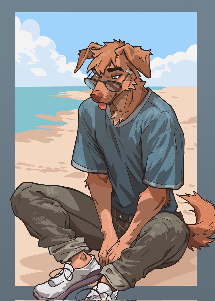 Dogs love beaches..

Com work for <a href="/Psyolus/">Cloudy ⛅🏳️‍🌈</a>