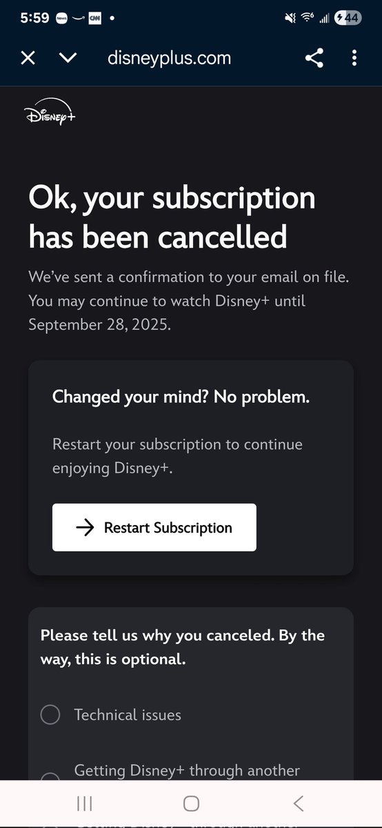 #CancelDisney <a href="/Disney/">Disney</a>