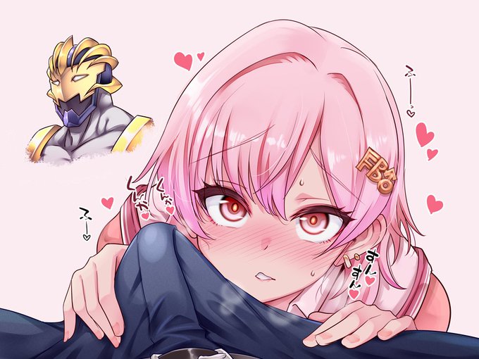 リハビリPhở
クッションに顔をうずめてるなにも卑猥の無い絵です。
ピンク髪ってあまり描いてないなあ、と。 