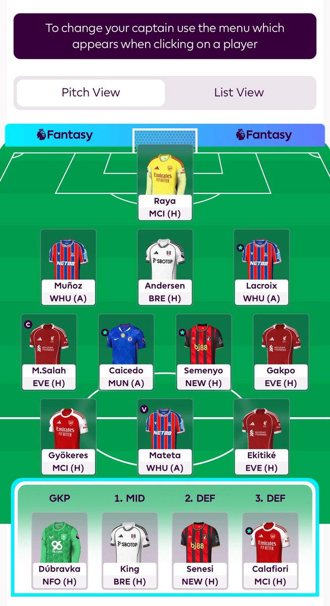 Wanderer_Nitesh's tweet image. #FPL GW 5

BB active

3 FTs for GW6