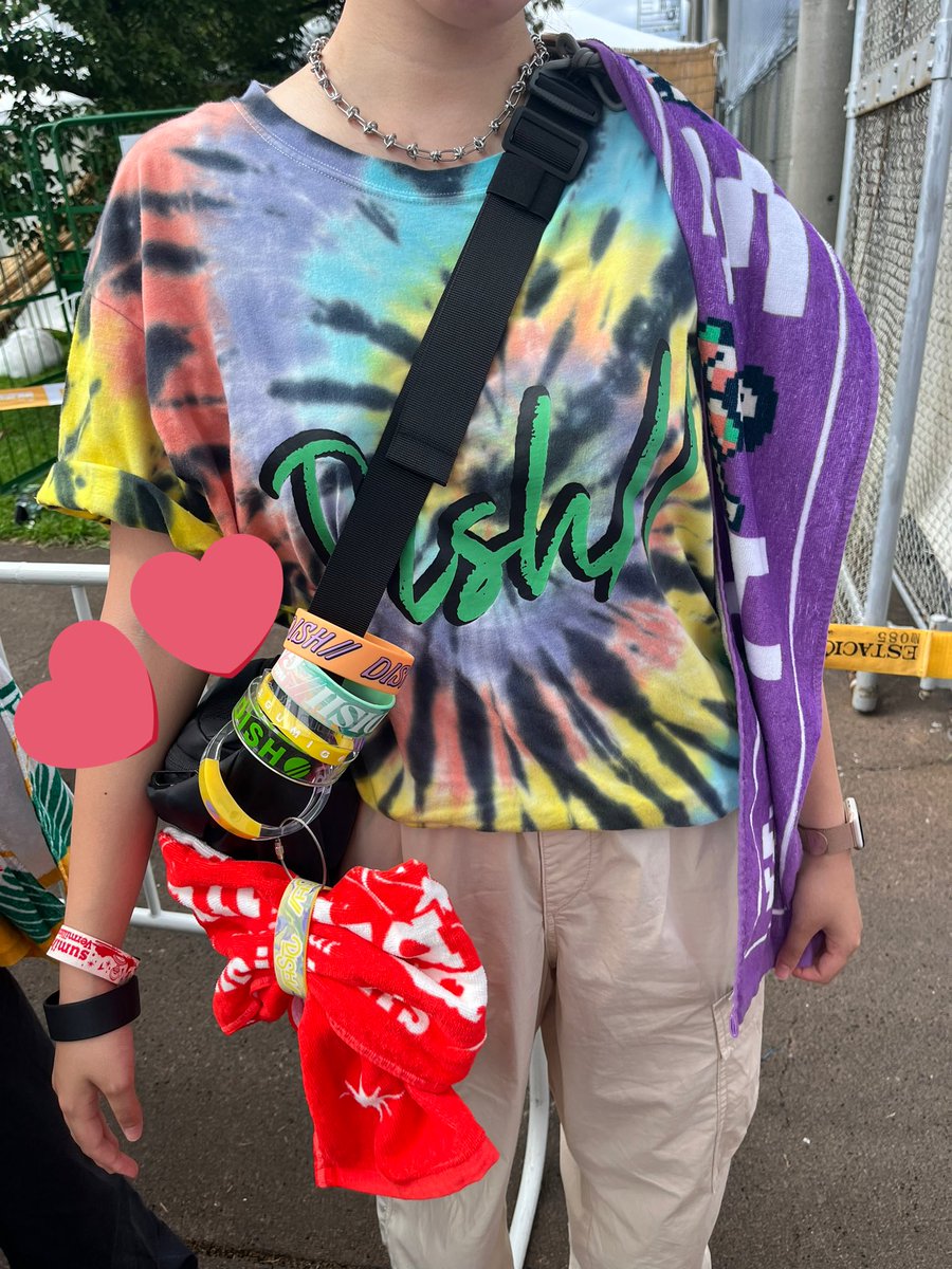 ロッキン着弾！今日タイダイの人いたらわいです