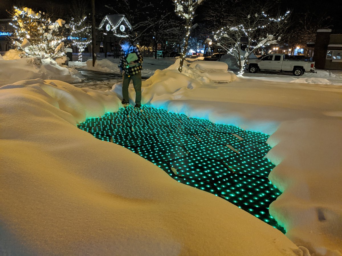 SolarRoadways's tweet image. Thank you so much! You obviously understand our concept. We&apos;d be happy to share more about our #IntelligentInfrastructure with @RepThomasMassie .