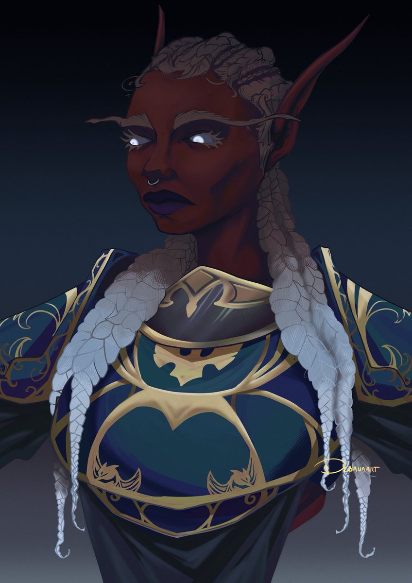 debaunart's tweet image. Satine Minn’silaru, mother of death, keeper of bloodied children, failure of loving

#warcraftoc #epsilonwow