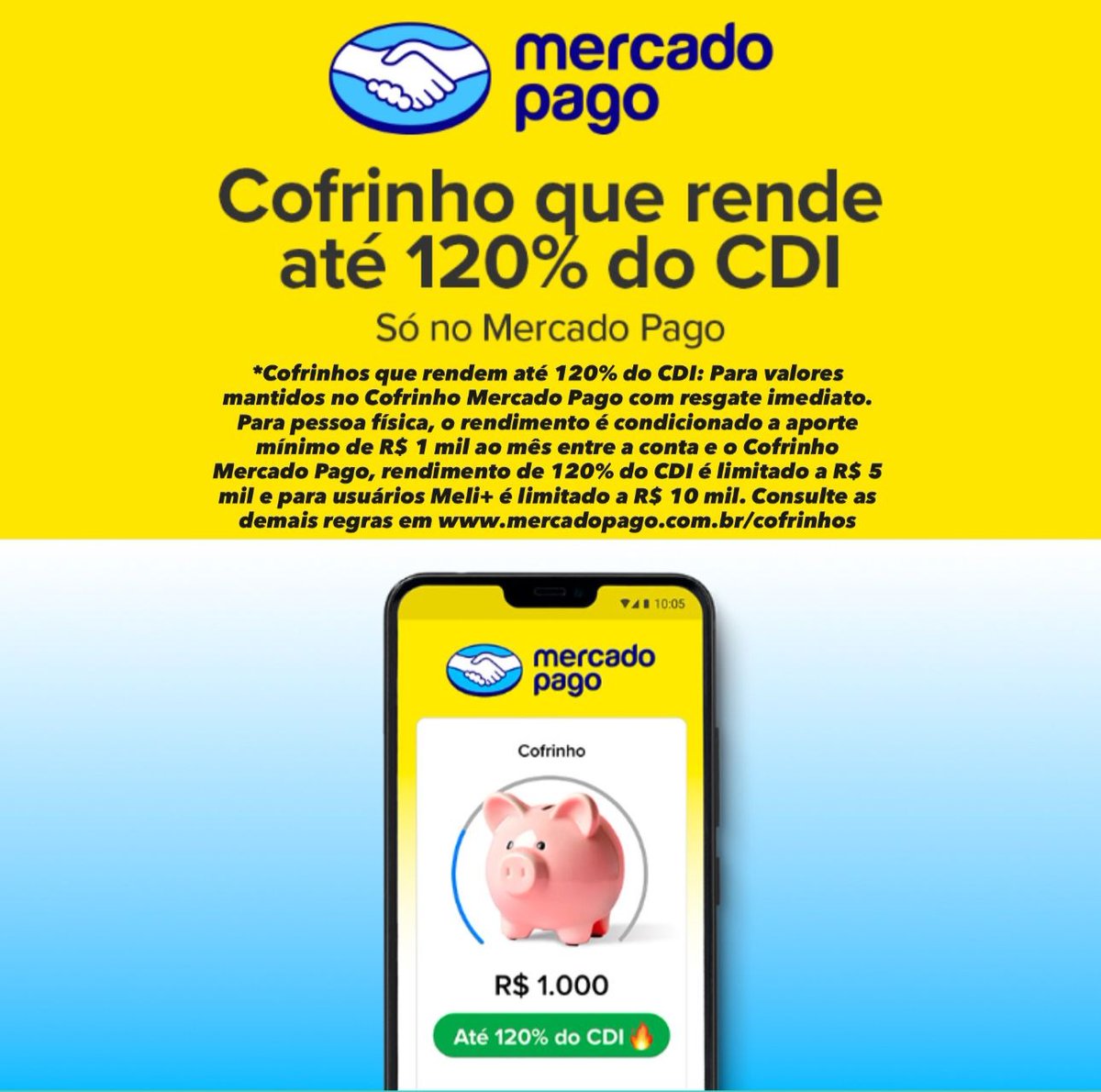 O começo da carreira da <a href="/Anitta/">Anitta</a> foi difícil, mas com a conta do <a href="/MercadoPagoBR/">Mercado Pago Brasil</a>, que rende até 120% do CDI, os cantores do #EstrelaDaCasa poderão respirar mais aliviados nessa nova caminhada! 

Faça o seu! mpago.li/2baP2dp #publi