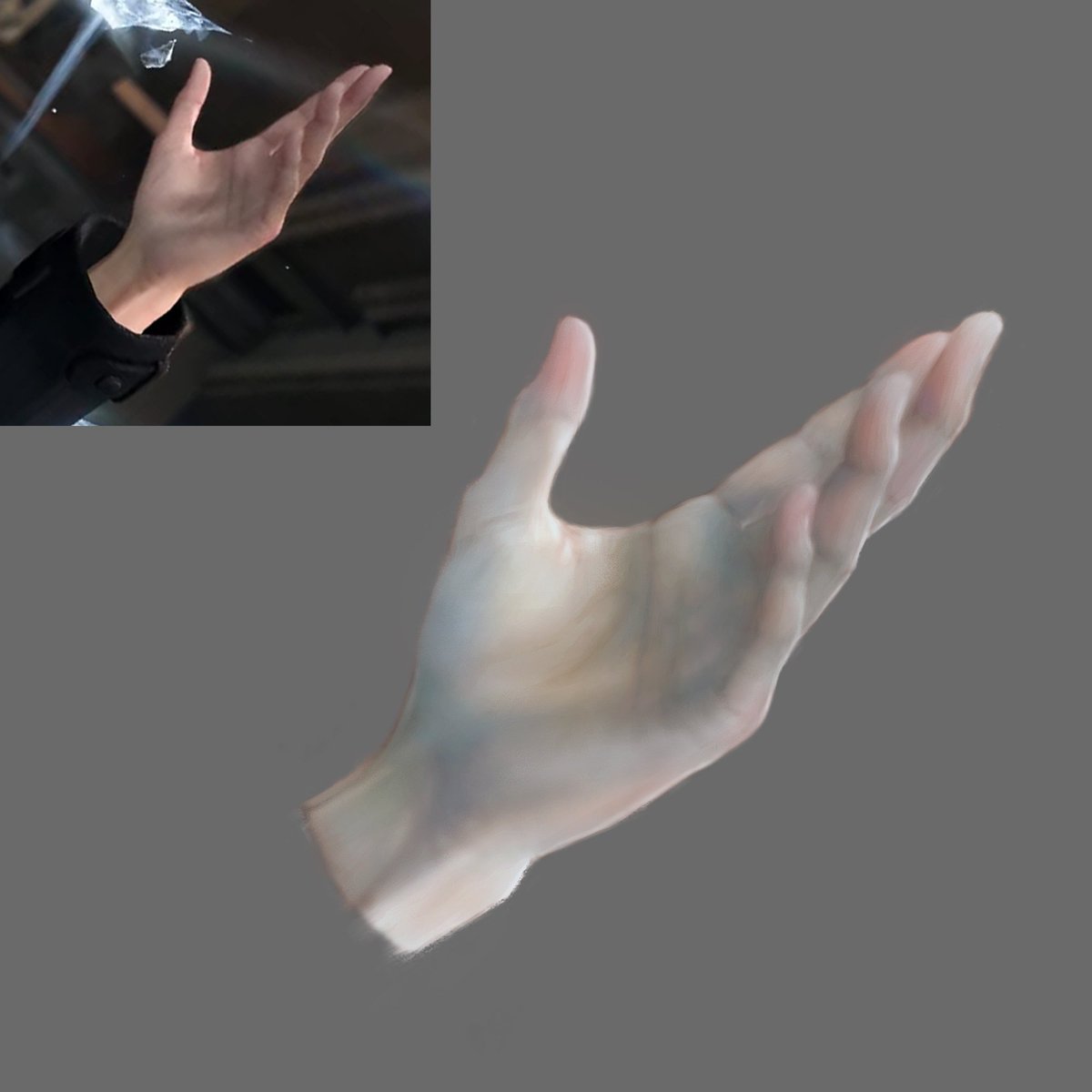 His hand. ❄️
#LoveandDeepspace #Zayne #恋与深空 #黎深 #digitalpaint