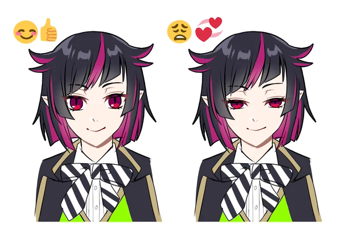 Cute smile &amp; Cool smile #twst #ツイステファンアート #twstファンアート