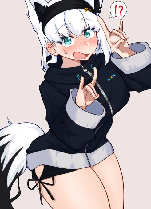 ビックリきーつね!?
#絵フブキ 