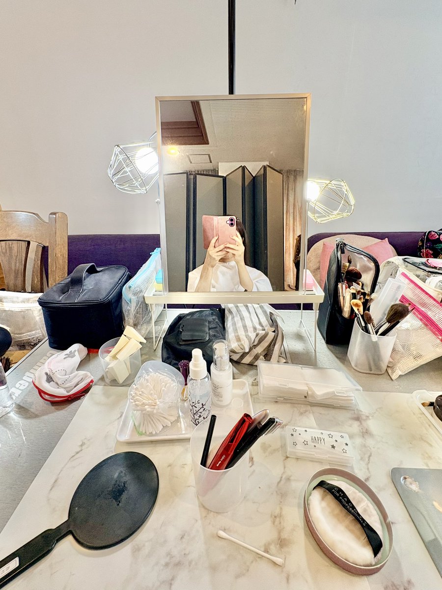 matsushita_megu's tweet image. 朝イチで撮影終了🎬
お疲れさまでした！
#OnSet