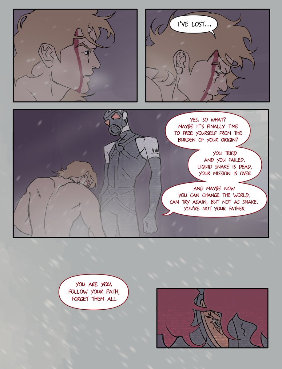 #mgs #liquidmantis 
good ending au 
1/3
