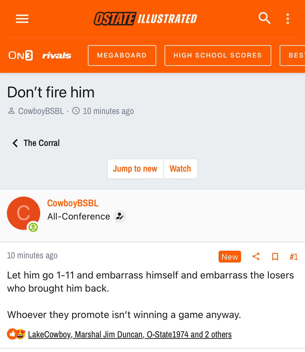 #OklahomaState shouldn’t let Mike Gundy off easy. Make him finish the season! #DontFireAnybody
