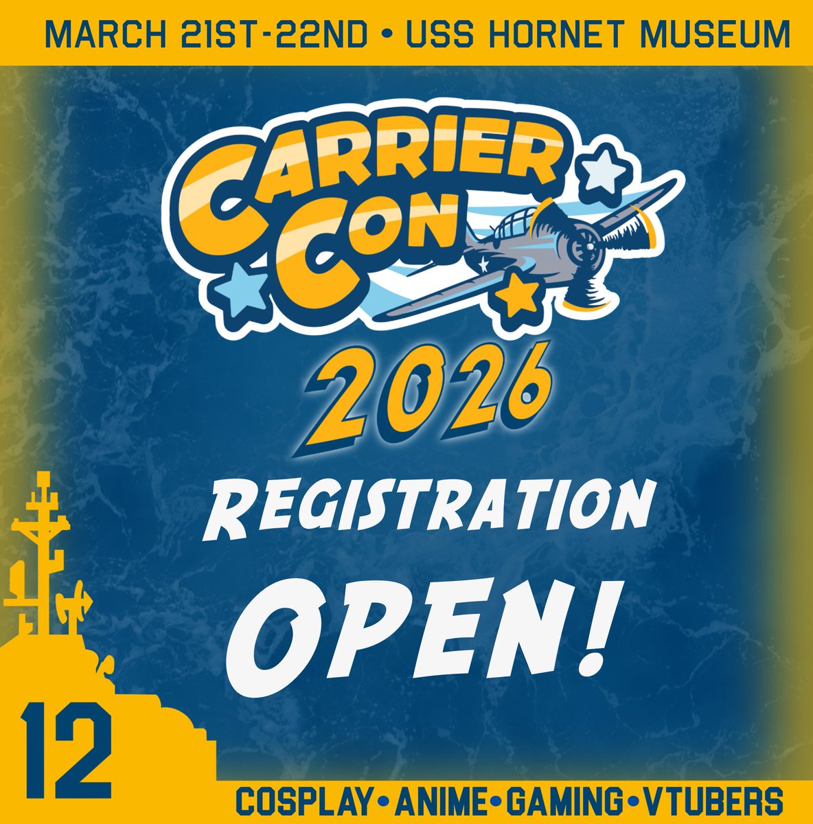 NOW HEAR THIS! #carriercon2026 registration is now officially open! We’re gearing up for our biggest cruise yet so don’t miss this ship!

Register below! ⬇️