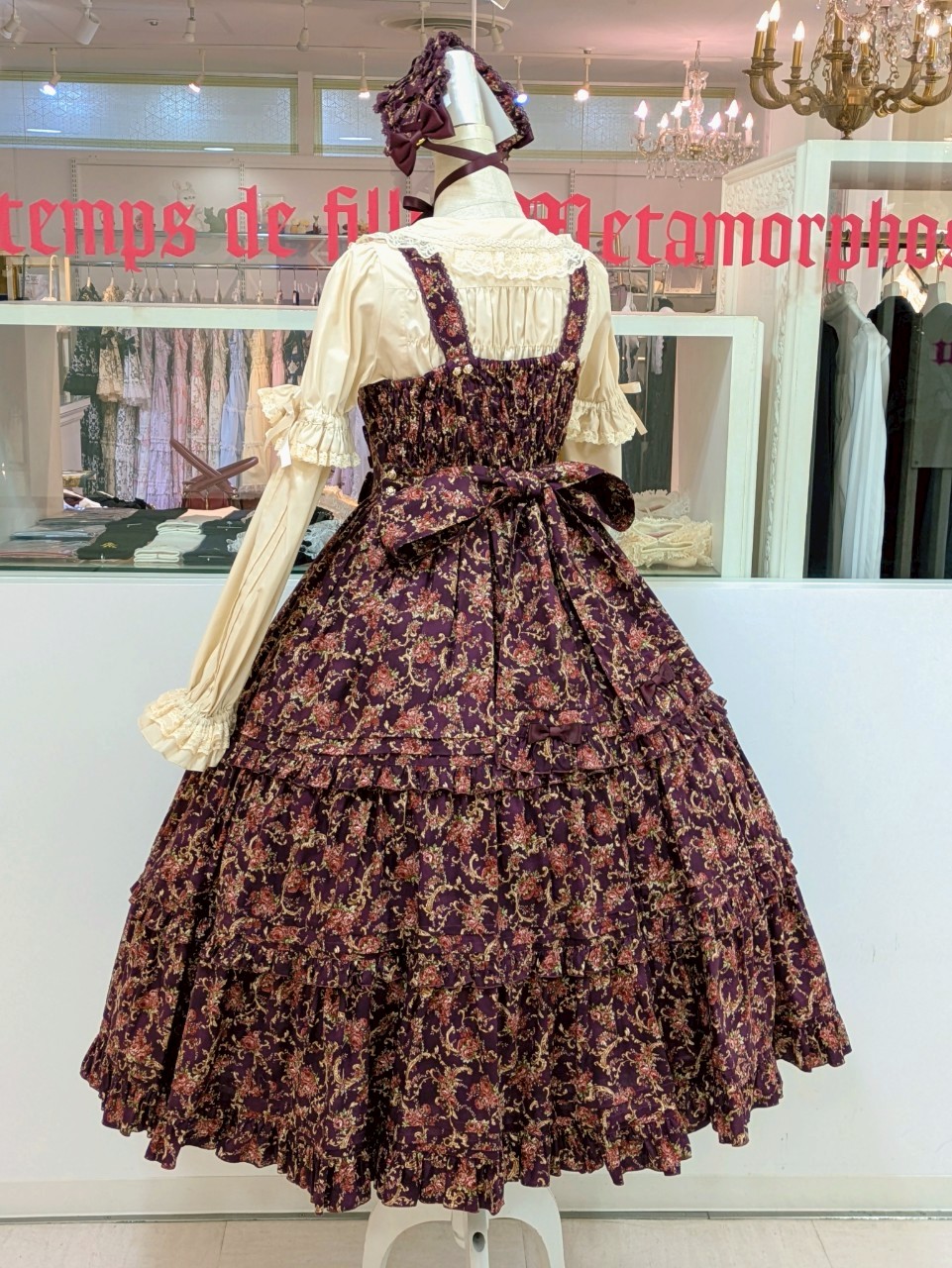 ま*ゆ様 メタモルフォーゼ レースアップロングティアードJSK＋ヘッドドレス メタモルフォーゼ名古屋店 on X: 