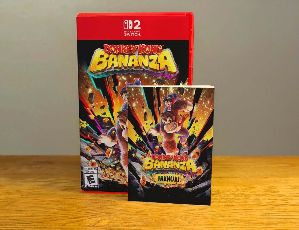 RowanFN's tweet photo. It is done.
Donkey Kong Bananza Manual is complete, and currently doing a check print.

24 Pages!

Was delayed due to current and still going on USA DDP Postage with Etsy etc.

Enjoy this pic :)

#DonkeyKongBananza #Nintendo #NintendoSwitch2 #SwitchCorps #MBPUK #DKB #DK #gaming https://t.co/LD59GhqsQp