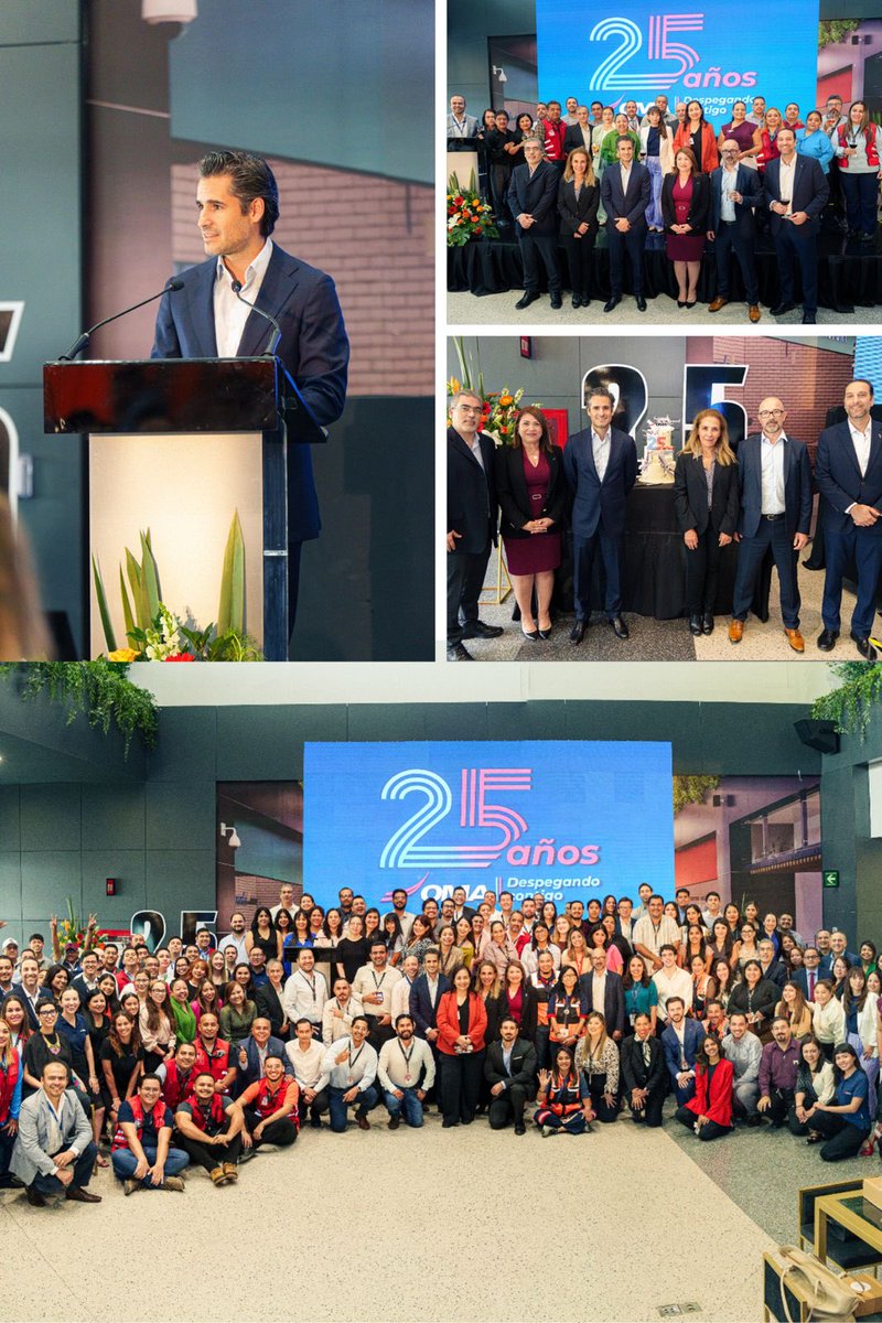 rduenas3's tweet image. Celebramos 25 años de @OMAeropuertos, una historia marcada por el compromiso, la innovación y el esfuerzo colectivo. 

Agradecemos a toda la familia de OMA por su dedicación, así como a todos aquellos que han creído en nosotros. 

¡Estamos listos para muchos años más!✈️