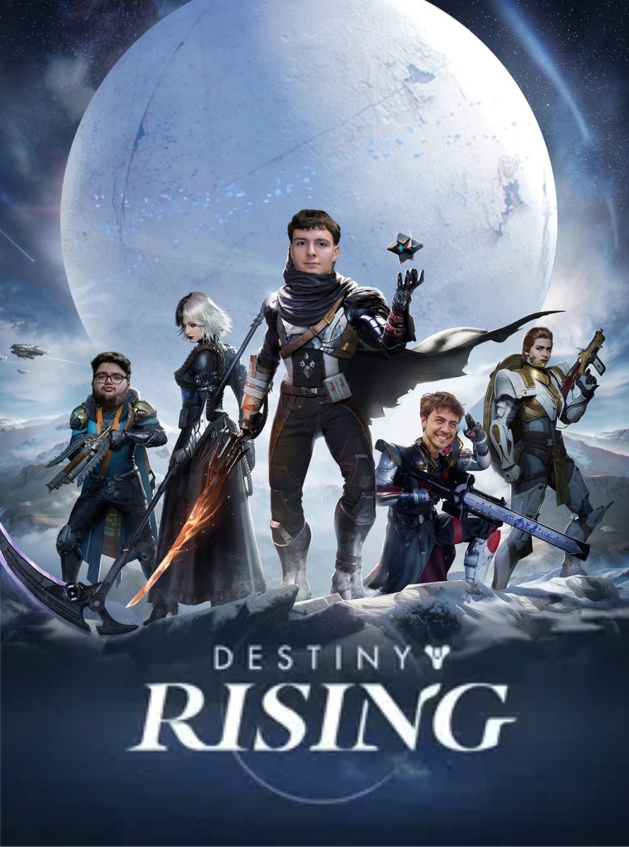 Clix's tweet image. Destiny: Rising raid with the homies right now on Twitch 🧸 ✨ 

#DestinyRising