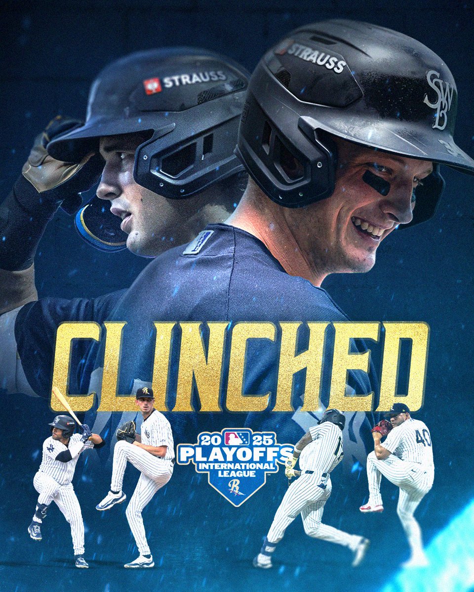 Your 2025 International League Second-Half WINNERS! 🏆

#WhereLegendsRise