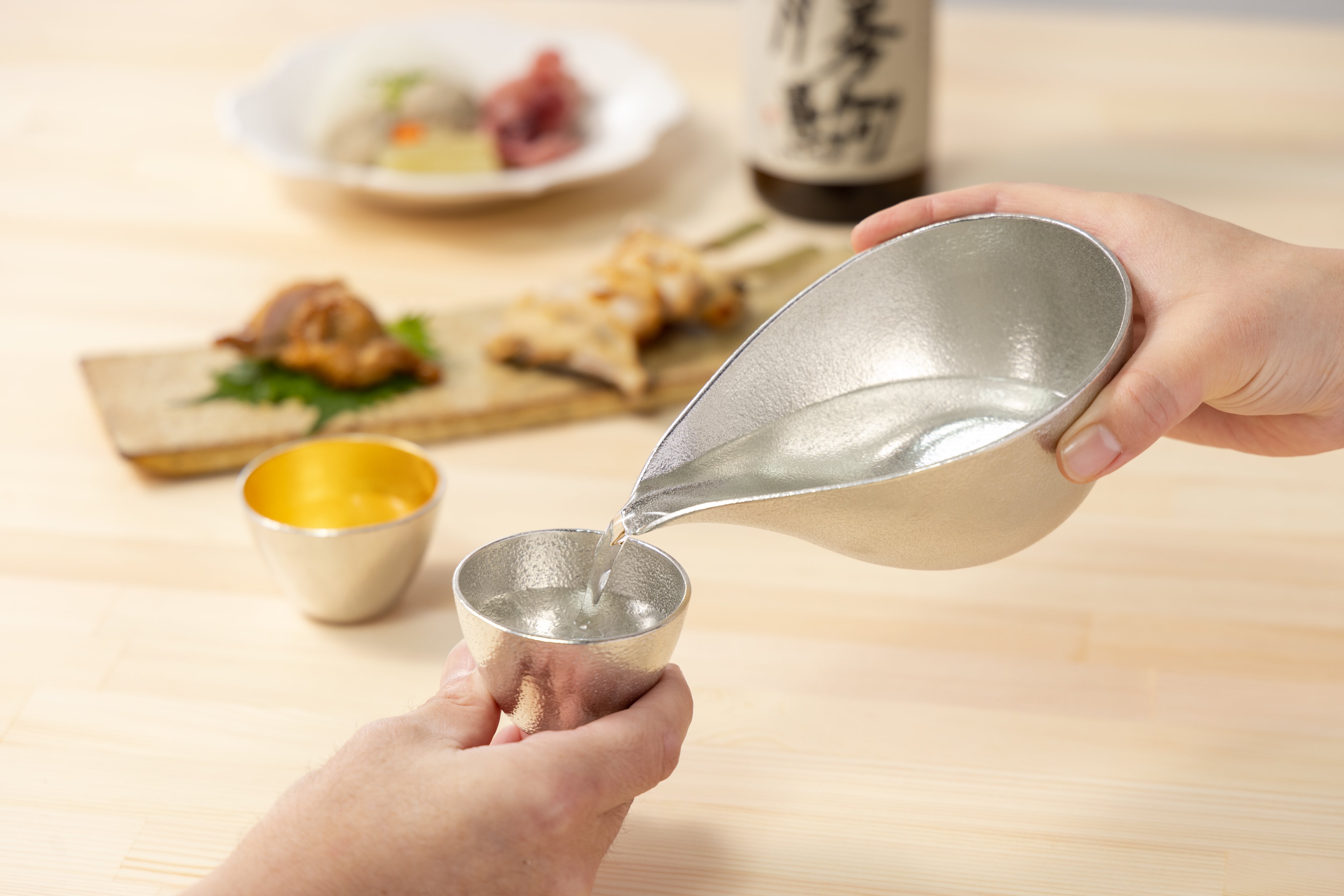 NOU SAKU 能作 デザイン アート 錫 2点セット コースター - ティンクリスタル 2ヶセット｜錫製雑貨・酒器の