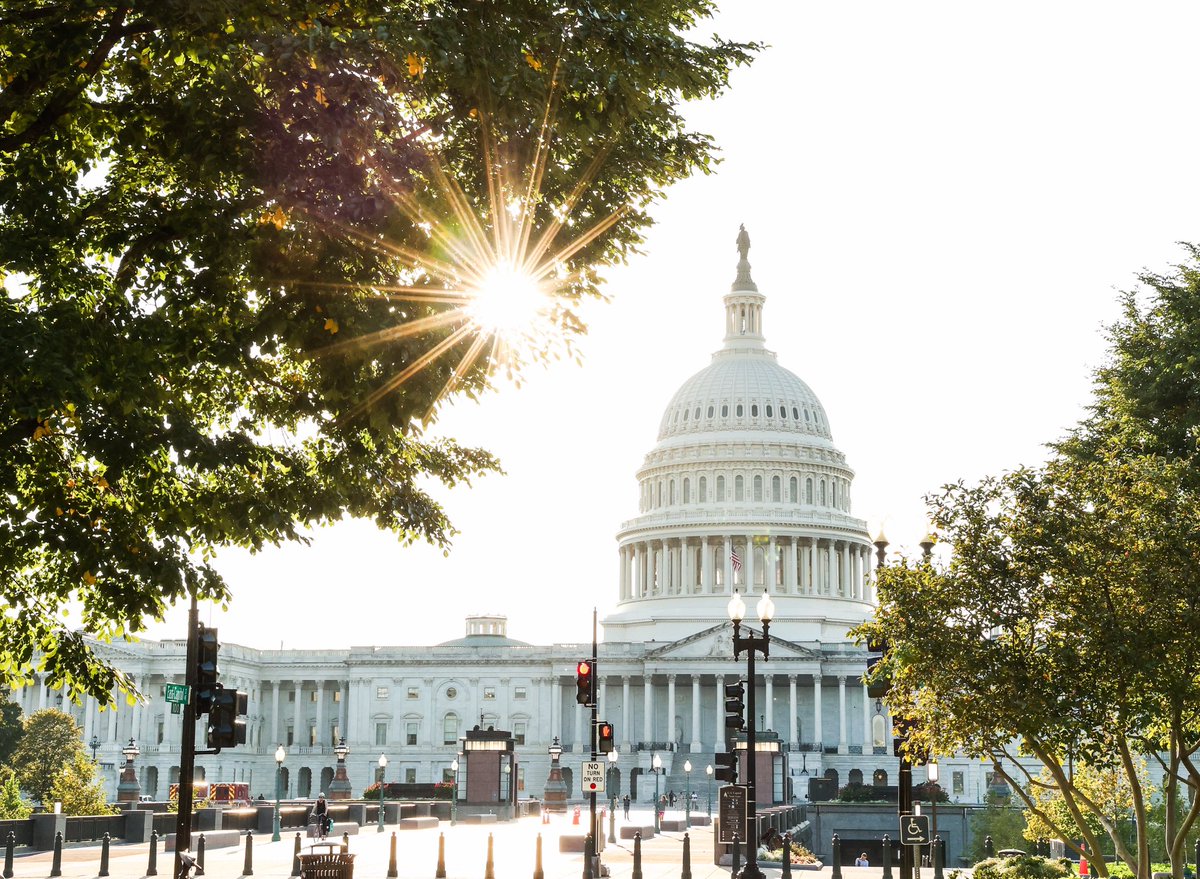 Sunset in DC tonight at the Capitol!