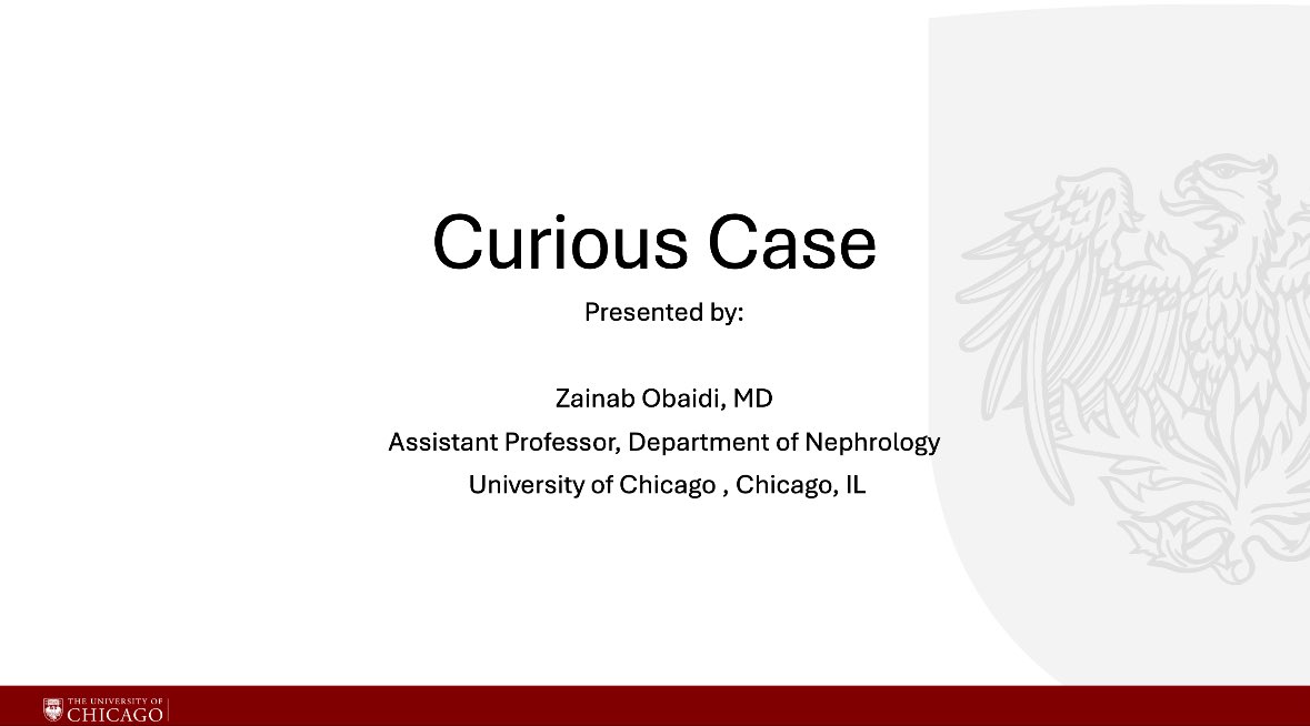 Thank you <a href="/NKFIllinois/">NKF of Illinois</a> for having me present at Grand Rounds yesterday! It was an honor and pleasure seeing you all 😊✨#glomerulardisease #nephrology #glomcon