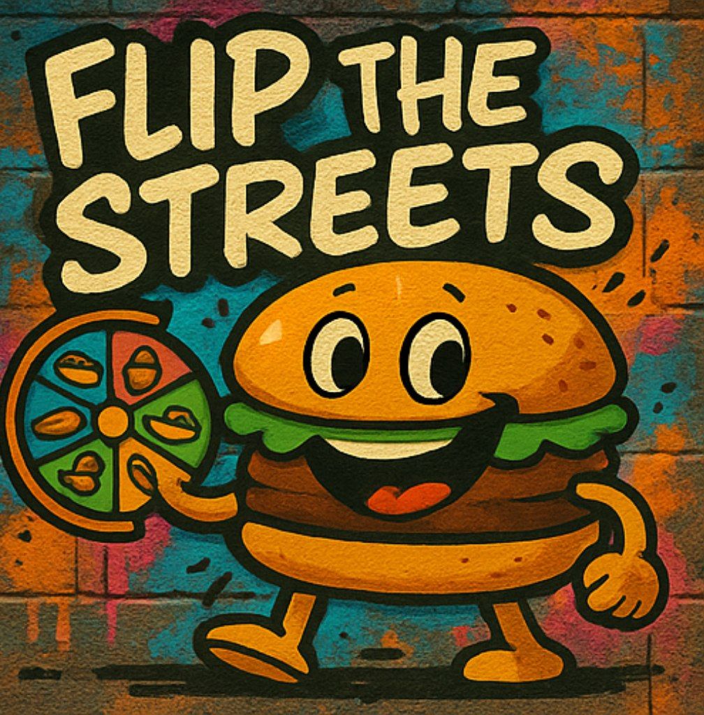 FlipArmy_onsol's tweet image. From alleys to walls, Burgy tags the truth: spin the chaos, flip the streets.
.
#SpinToWin #Degen #launchsoon #memecoin #1000x #solanamemecoin #pumpfun #wagmi #100x #memecoins