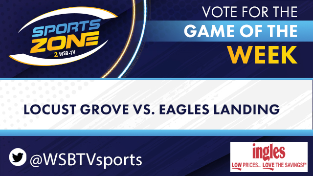 Should <a href="/wsbtv/">WSB-TV</a> cover <a href="/LGHSFootball/">Locust Grove High School Football</a> vs. <a href="/ELHSFootball2/">ELHS_Football</a> as the Game of the Week on Sept. 26?
Each RT is 1 vote.
More info here: wsbtv.com/sports/high-sc…