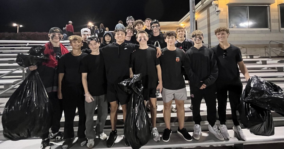 THANK YOU

Shoutout to the boys hockey team for cleaning the stadium after tonight‘s football game! We truly appreciate the extra effort boys!

⁦<a href="/Pam_LathropNA/">Pamela Lathrop</a>⁩ ⁦<a href="/NAYouthCenter/">NA Youth Center</a>⁩ ⁦⁦<a href="/JamiePote/">Jamie Pote</a>⁩ ⁦<a href="/BurtTalksSports/">Bill Burt 🇺🇸</a>⁩ ⁦<a href="/DWillisET/">David Willis</a>⁩ ⁦<a href="/MVcreature/">Hector Longo</a>