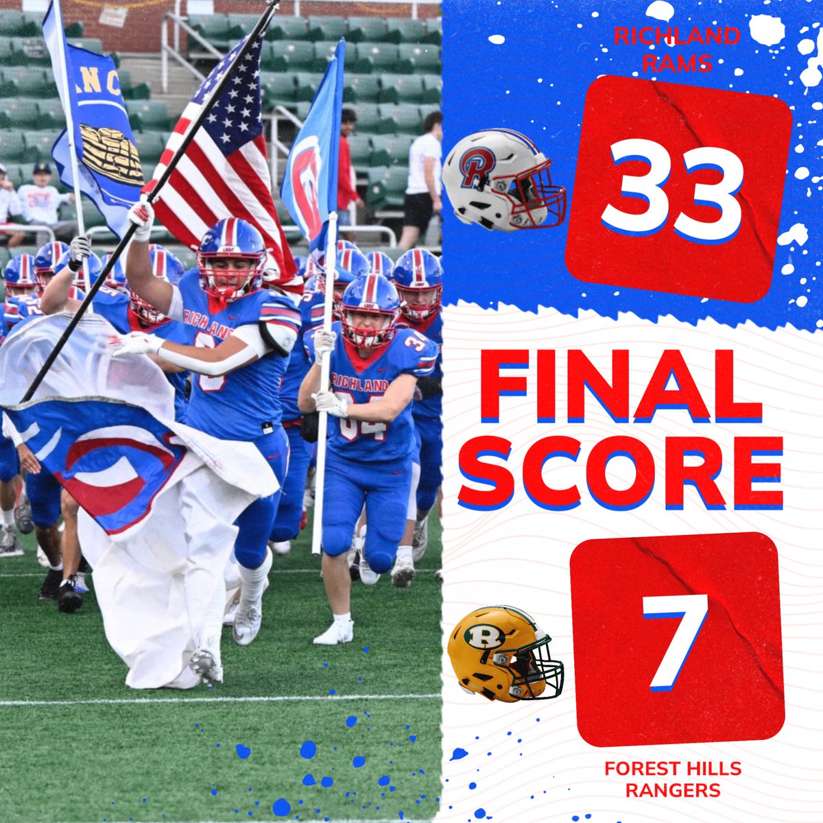 Richland Rams Football tweet media