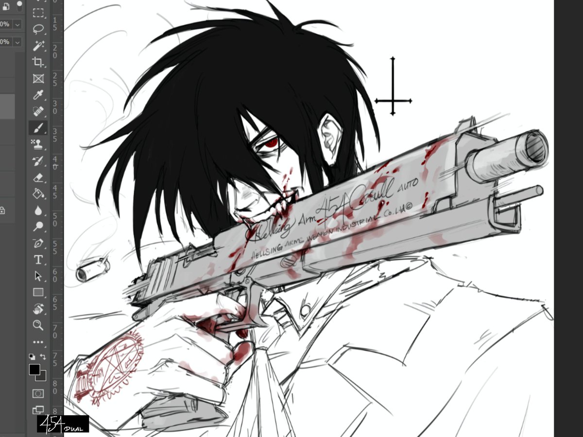 454dual's tweet photo. #hellsing https://t.co/63LT9xF05a