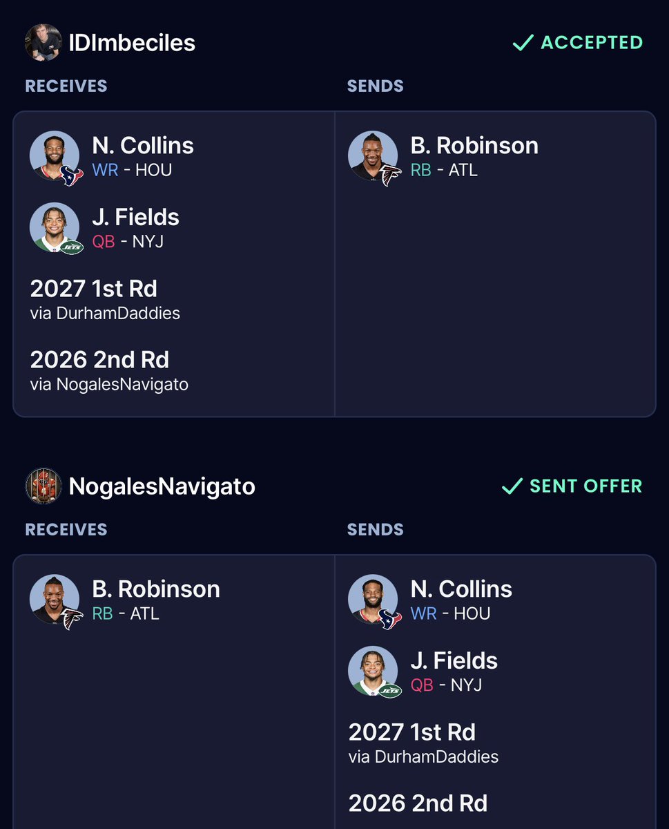 mega_dynasty_'s tweet photo. The Idaho Imbeciles continue to offload their superstar players providing the @nogalesnavigato a FRANCHISE cornerstone for the indefinite future.

WOW https://t.co/FXK1AJbUf5