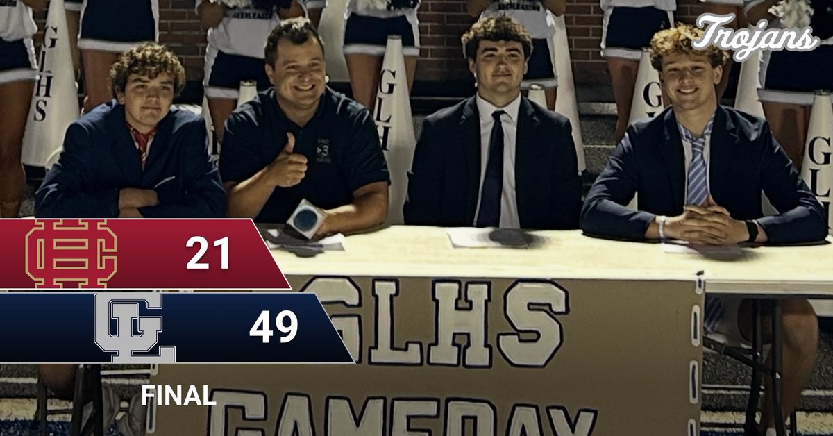 Final from Chickamauga! Trojans dominate on Homecoming! <a href="/TMobile/">T-Mobile</a> @glhstrojans #sweepstakes #FN5GL