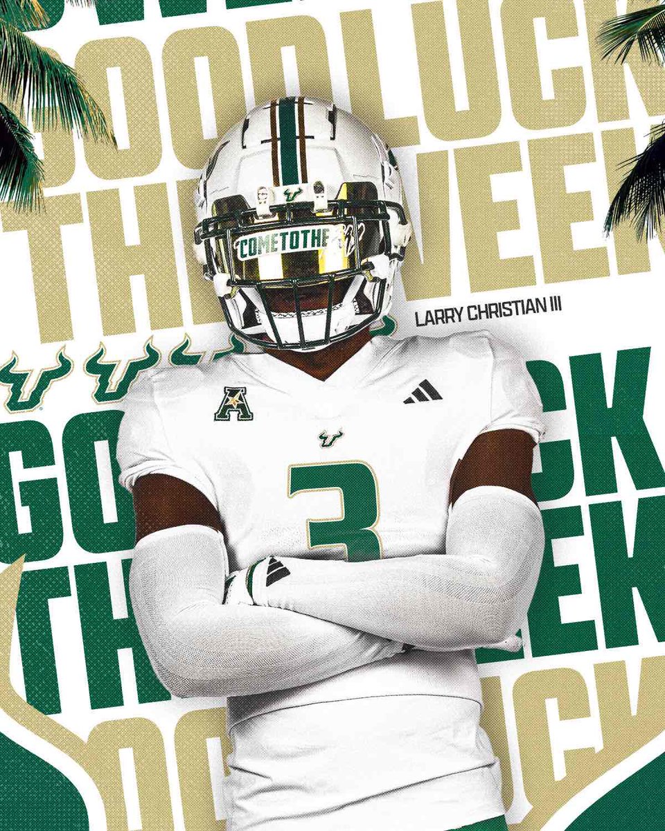 Excited to be at USF this Saturday. Go bulls🤘🏿 <a href="/USFFootball/">USF Football</a> <a href="/CoachGolesh/">Alex Golesh</a> <a href="/CoachMicahJames/">Micah James</a> <a href="/CoachJesse18/">Jesse Chinchar</a> <a href="/CoachJohnsonSPC/">Kyler Johnson</a> <a href="/CoachJuiceHQ/">Coach Juice</a> <a href="/QuisCoach/">Coach_Quis</a>