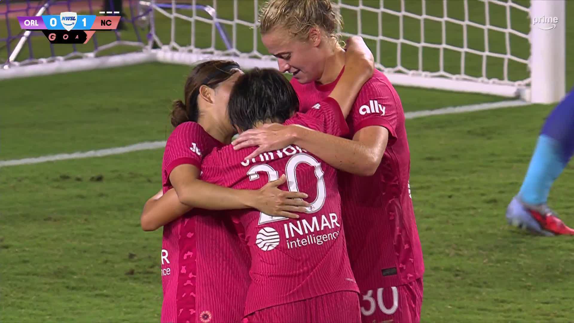 Shinomi nets her first NWSL goal in dramatic fashion 👏