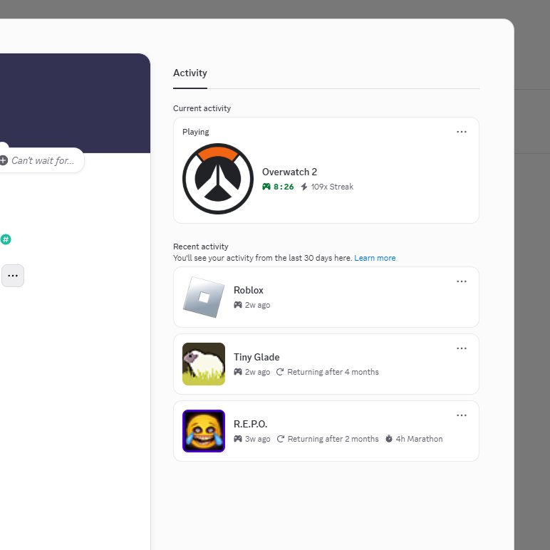 109 day ow streak </3 the loser inside of me is thriving