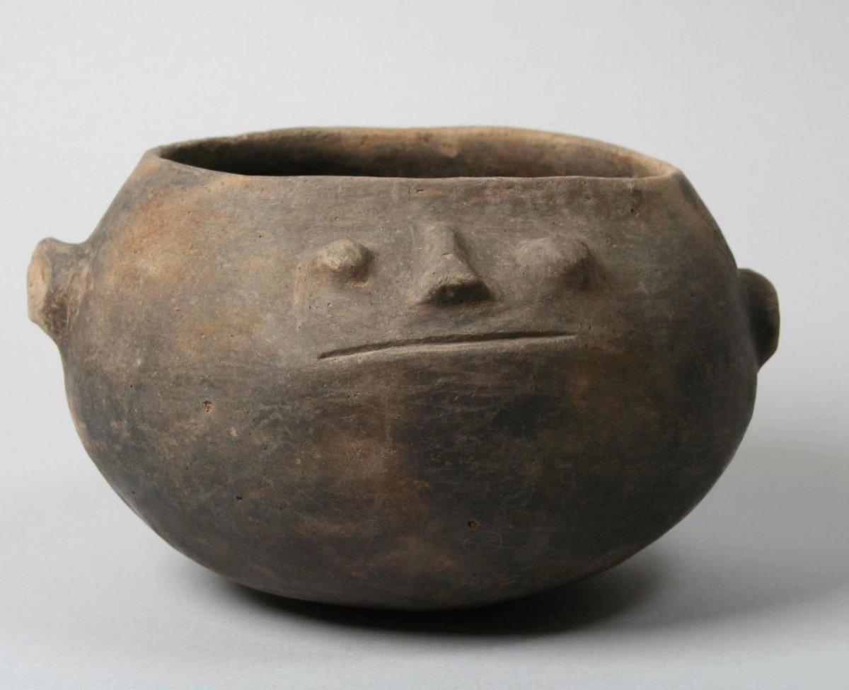 Bowl with Face, Mississippian, Missouri, United States,  
11th–14th century