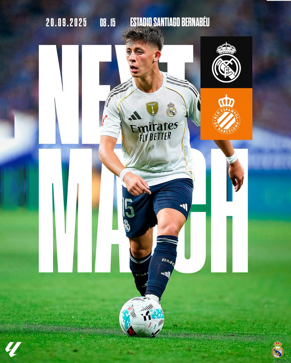 JorgeRaulPaz's tweet image. 🙌 ¡DÍA DE PARTIDO! 🙌
Real Madrid 🆚 RCD Espanyol

🕰️ 08:15 GMT
🏟️ Estadio Santiago Bernabéu
#️⃣ #LaLiga
👉#RMARCD